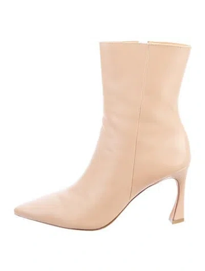 Pre-owned Alexandre Birman Leather Boots In Neutrals