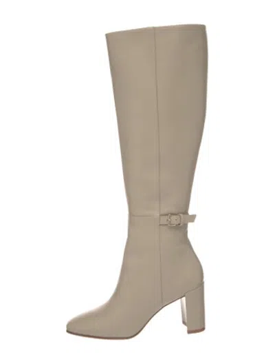 Pre-owned Alexandre Birman Leather Boots In Neutrals