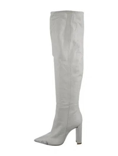 Pre-owned Alexandre Birman Leather Boots In White