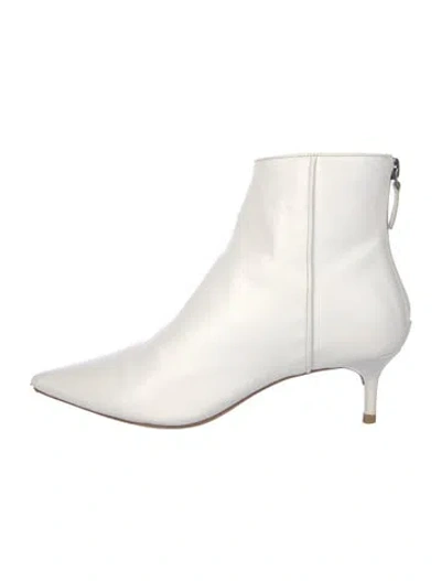 Pre-owned Alexandre Birman Leather Boots In White