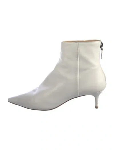 Pre-owned Alexandre Birman Leather Boots In White
