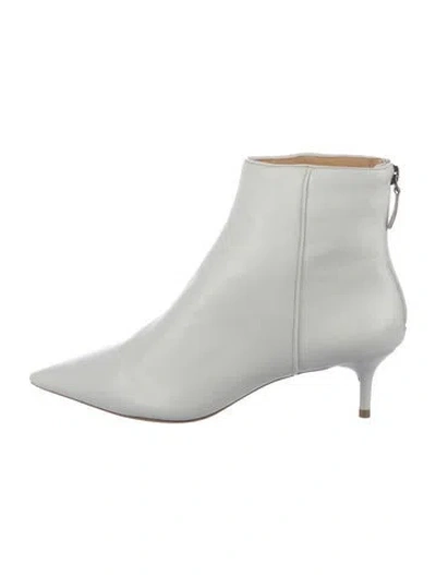 Pre-owned Alexandre Birman Leather Boots In White