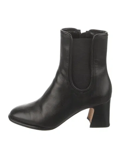 Pre-owned Alexandre Birman Leather Chelsea Boots In Black