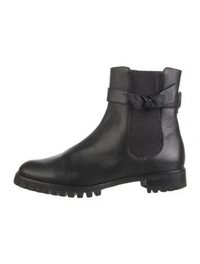 Pre-owned Alexandre Birman Leather Chelsea Boots In Black