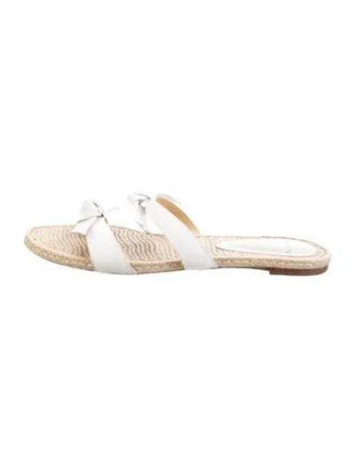 Pre-owned Alexandre Birman Leather Espadrilles In White