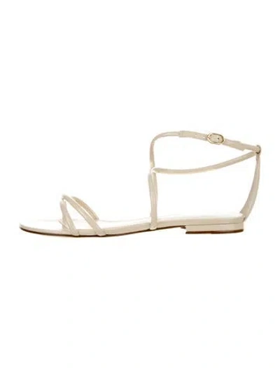 Pre-owned Alexandre Birman Leather Gladiator Sandals In Neutral