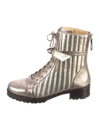 Pre-owned Alexandre Birman Leather Lace-up Boots
