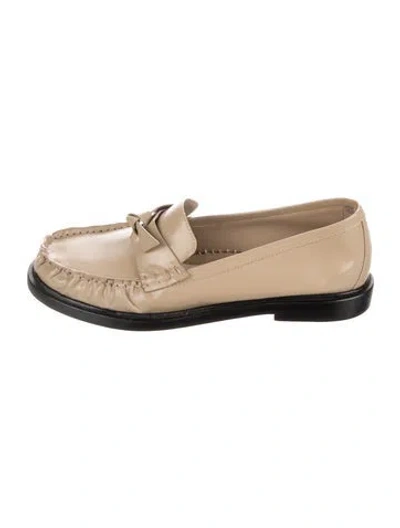 Pre-owned Alexandre Birman Leather Loafers In Black/neutrals