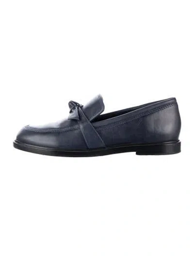 Pre-owned Alexandre Birman Leather Loafers In Blue
