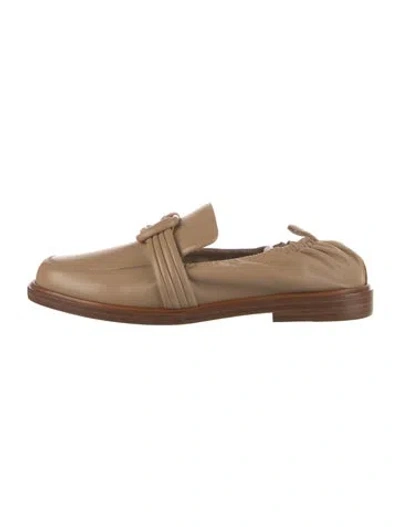 Pre-owned Alexandre Birman Leather Loafers In Brown