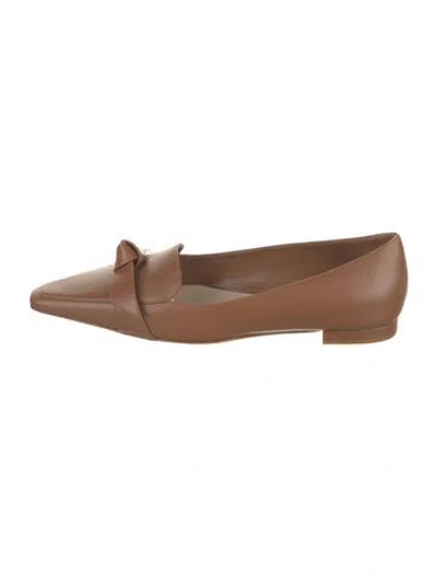 Pre-owned Alexandre Birman Leather Loafers In Brown