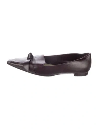 Pre-owned Alexandre Birman Leather Loafers In Purple