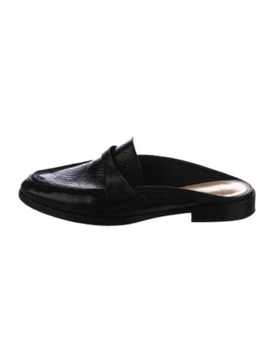 Pre-owned Alexandre Birman Leather Mules In Black