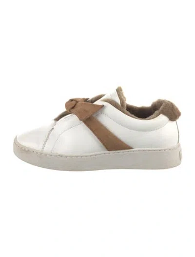 Pre-owned Alexandre Birman Leather Printed Sneakers In Multi