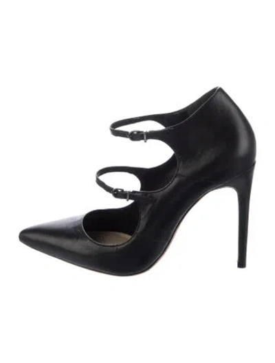 Pre-owned Alexandre Birman Leather Pumps In Black