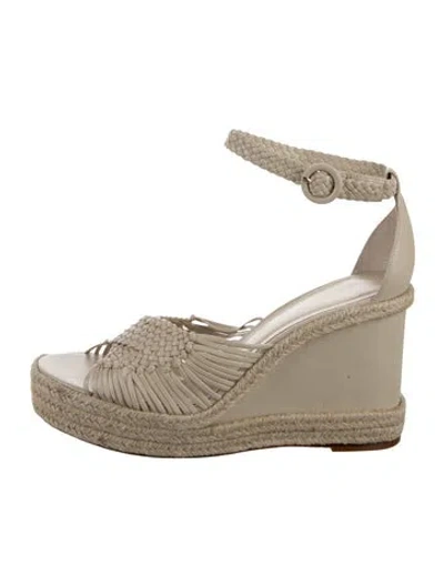 Pre-owned Alexandre Birman Leather Pumps In Neutrals