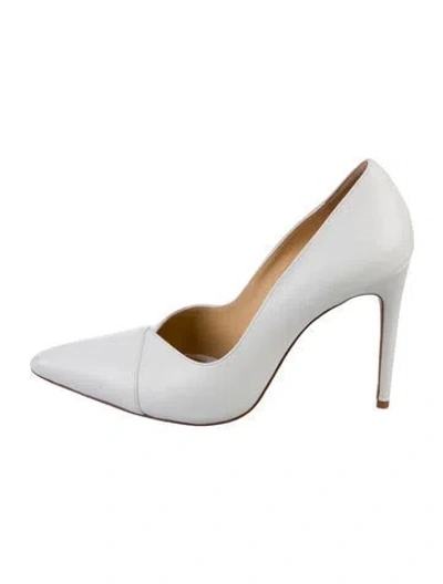 Pre-owned Alexandre Birman Leather Pumps In White