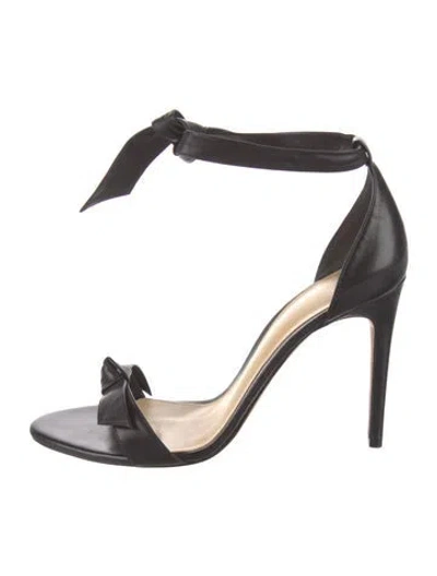 Pre-owned Alexandre Birman Leather Sandals In Black
