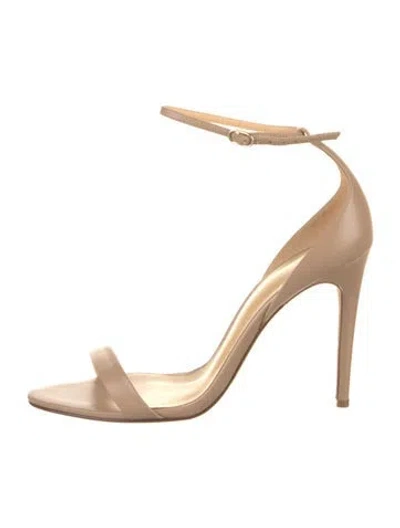 Pre-owned Alexandre Birman Leather Sandals In Black