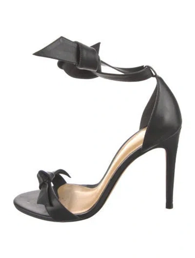 Pre-owned Alexandre Birman Leather Sandals In Black