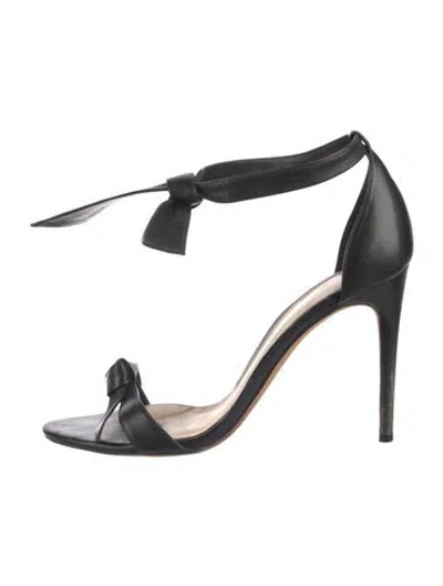Pre-owned Alexandre Birman Leather Sandals In Black