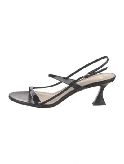 Pre-owned Alexandre Birman Leather Sandals In Black