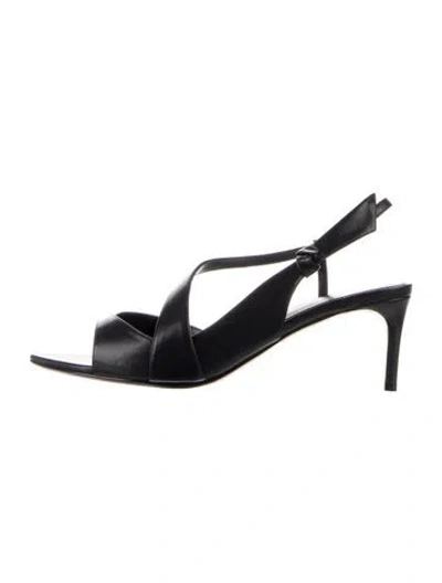 Pre-owned Alexandre Birman Leather Sandals In Blue