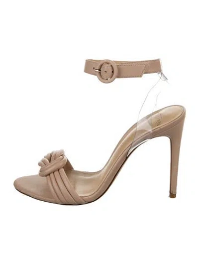 Pre-owned Alexandre Birman Leather Sandals In Neutral