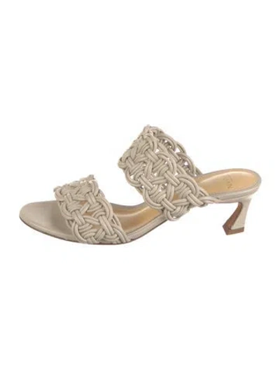 Pre-owned Alexandre Birman Leather Sandals In Neutral