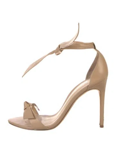 Pre-owned Alexandre Birman Leather Sandals In Neutral