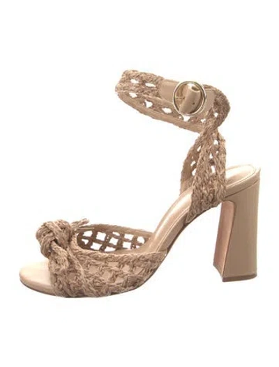 Pre-owned Alexandre Birman Leather Sandals In Neutral