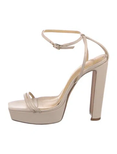 Pre-owned Alexandre Birman Leather Sandals In Neutral