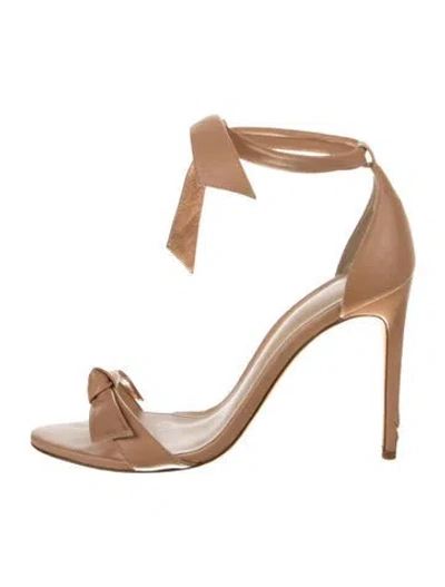 Pre-owned Alexandre Birman Leather Sandals In Neutral