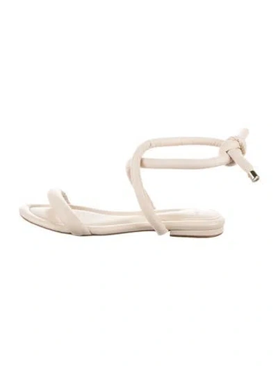 Pre-owned Alexandre Birman Leather Sandals In Neutrals