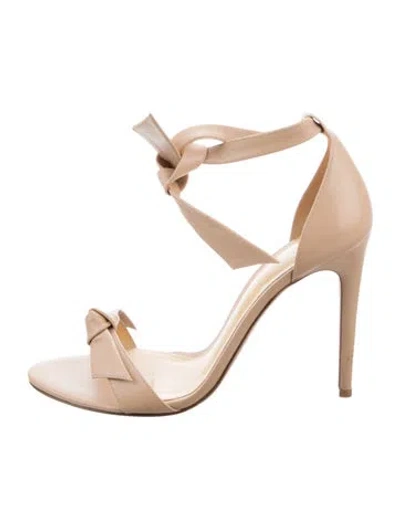 Pre-owned Alexandre Birman Leather Sandals In Neutrals