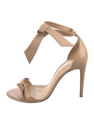 Pre-owned Alexandre Birman Leather Sandals In Neutrals