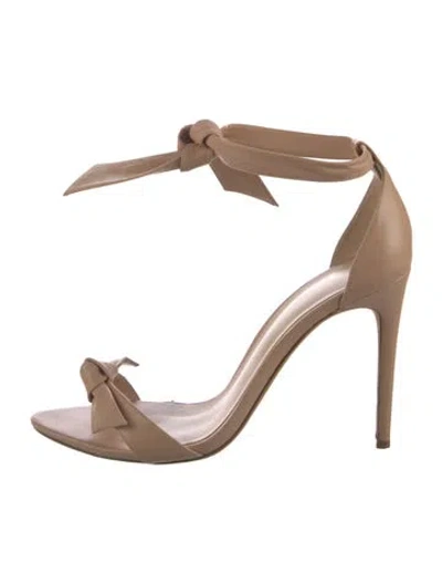 Pre-owned Alexandre Birman Leather Sandals In Neutrals