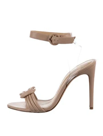 Pre-owned Alexandre Birman Leather Sandals In Neutrals