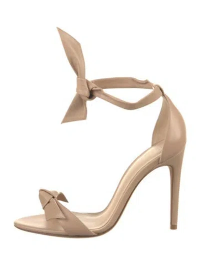 Pre-owned Alexandre Birman Leather Sandals In Neutrals