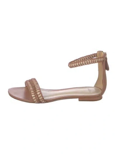 Pre-owned Alexandre Birman Leather Sandals In Pink
