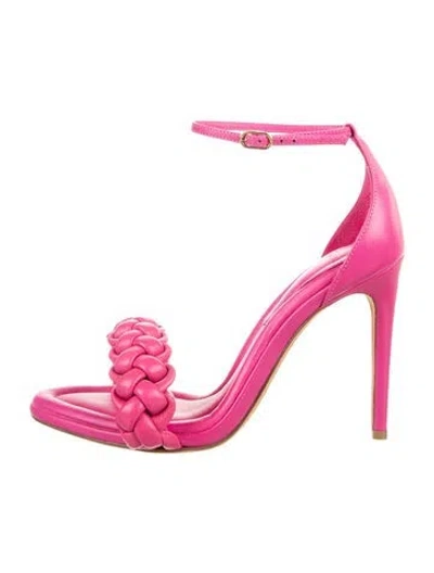 Pre-owned Alexandre Birman Leather Sandals In Pink