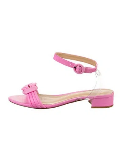 Pre-owned Alexandre Birman Leather Sandals In Pink