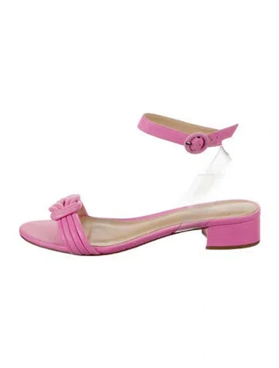 Pre-owned Alexandre Birman Leather Sandals In Pink