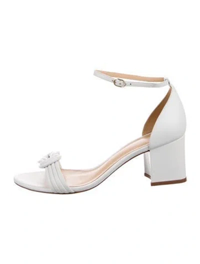 Pre-owned Alexandre Birman Leather Sandals In White