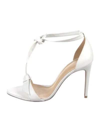 Pre-owned Alexandre Birman Leather Sandals In White