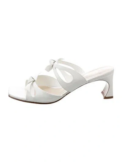 Pre-owned Alexandre Birman Leather Sandals In White