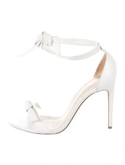 Pre-owned Alexandre Birman Leather Sandals In White