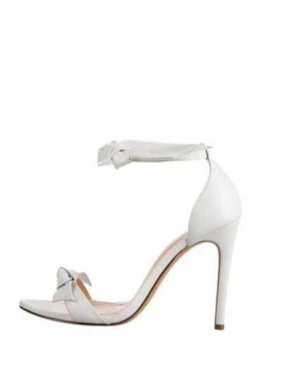 Pre-owned Alexandre Birman Leather Sandals In White