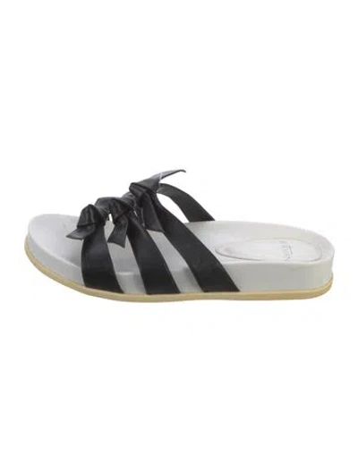Pre-owned Alexandre Birman Leather Slides In Multi