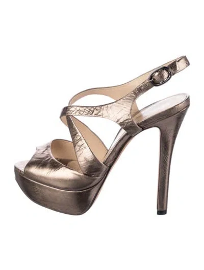 Pre-owned Alexandre Birman Leather Slingback Pumps